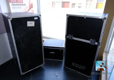 Set van flightcases – kavel bij Clicpublic, Châtelet