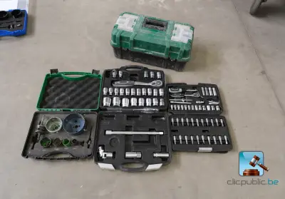 Set gereedschapskisten – kavel bij Clicpublic, Nivelles