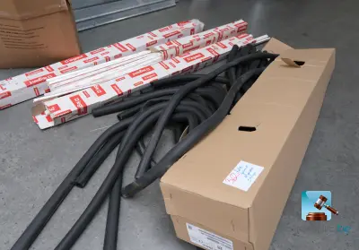 Batch van kanalen en kabelgoten – kavel bij Clicpublic, Charleroi