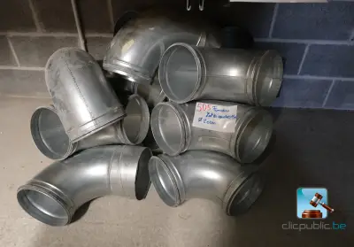 Set bochten voor leidingen – kavel bij Clicpublic, Charleroi