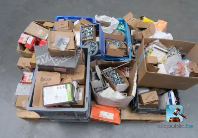 Verscheidenheid aan schroeven en bouten – kavel bij Clicpublic, Charleroi