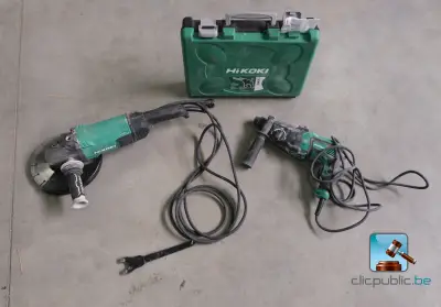 Set boormachine met klopboor – kavel bij Clicpublic, Nivelles