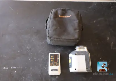 Laserwaterpas met toebehoren – kavel bij Clicpublic, Robelmont