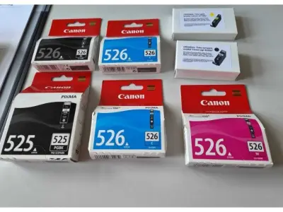 7 Original Canon Tintenpatronen (verschiedene Farben) – kavel bij Zoll-Auktion, Bielefeld