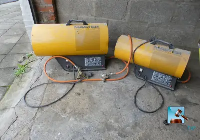 Set warmtepistolen – kavel bij Clicpublic, Wavre