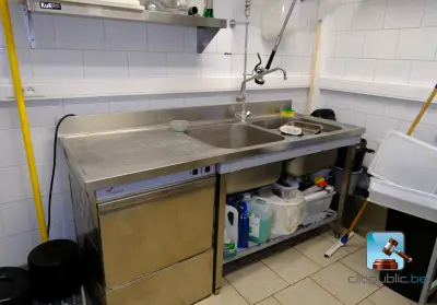 Afwasbak met 2 bakken – kavel bij Clicpublic, Tubize