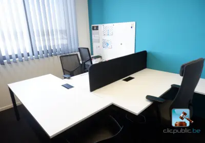 Kantoormeubelset – kavel bij Clicpublic, Charleroi
