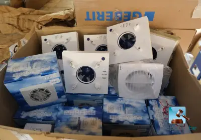 Badkamerventilatoren – kavel bij Clicpublic, Charleroi