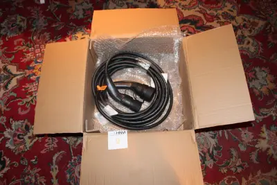 Laadkabel type 2 naar type 2, 32A 250V, lengte 12 meter, in doos – kavel bij HNVI, Loon op Zand