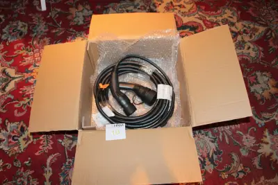 Laadkabel type 2 naar type 2, 32A 250V, lengte 12 meter, in doos – kavel bij HNVI, Loon op Zand