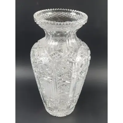 Schwere Kristallvase 40cm hoch – kavel bij Luedtke Versteigerungen, Berlin