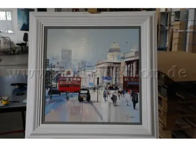 1 Gemälde / Collage "ART BEAT Trafalgar Square" – kavel bij Zoll-Auktion, Berlin