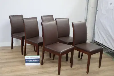 Set van 6 Sitino eetkamerstoelen – kavel bij GSD Auctions, Zoeterwoude