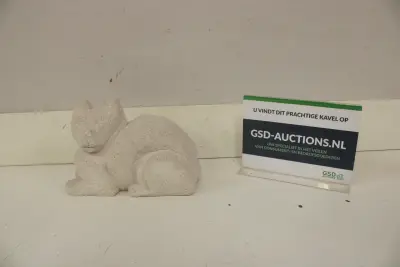Beeldje van kat – kavel bij GSD Auctions, Zoeterwoude