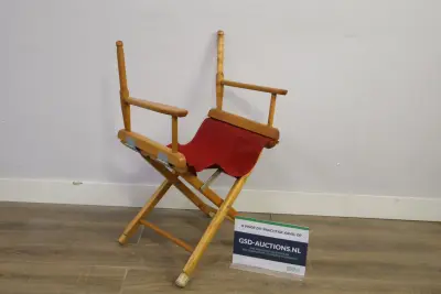 Vintage inklapbare regisseursstoel – kavel bij GSD Auctions, Zoeterwoude
