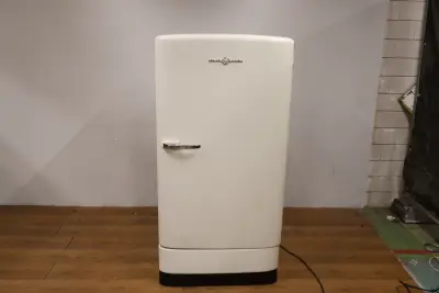 Klassieke Vintage General Electric koelkast – kavel bij GSD Auctions, Zoeterwoude