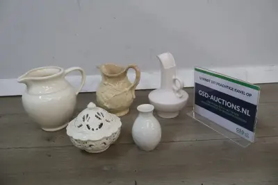 Set van vijf keramische kannen – kavel bij GSD Auctions, Zoeterwoude