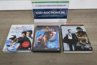 James Bond 007 DVD collector's set – kavel bij GSD Auctions, Zoeterwoude
