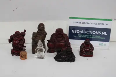 Set van 7 Boeddha beeldjes – kavel bij GSD Auctions, Zoeterwoude