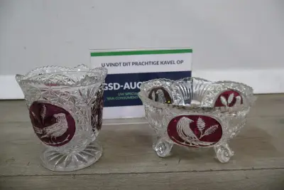 Kristallen schalen – kavel bij GSD Auctions, Zoeterwoude