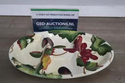 Decoratieve keramische Borrelschaal – kavel bij GSD Auctions, Zoeterwoude