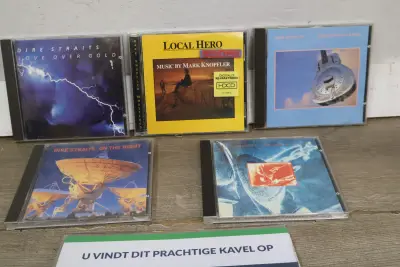 4 CD's van Dire Straits en 1 CD van Mark Knopfler – kavel bij GSD Auctions, Zoeterwoude