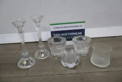 Kristallen Kandelaars – kavel bij GSD Auctions, Zoeterwoude