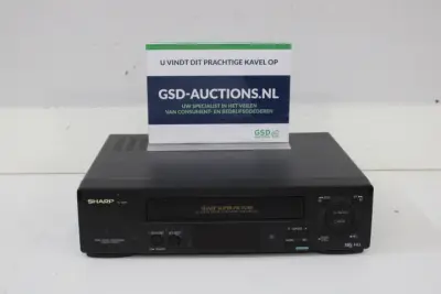 Sharp VC-H601 VHS videorecorder – kavel bij GSD Auctions, Zoeterwoude