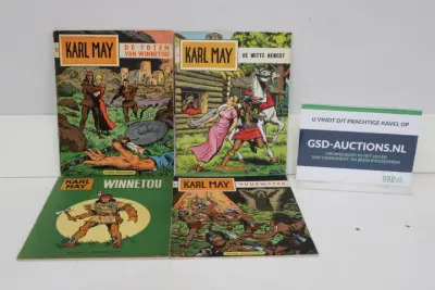 Karl May stripboeken set van 4 – kavel bij GSD Auctions, Zoeterwoude