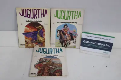 JUGURTHA stripboeken set van 3 – kavel bij GSD Auctions, Zoeterwoude