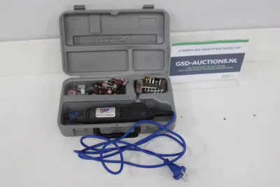 Ferm Dremel in opbergkoffer met accessoires – kavel bij GSD Auctions, Zoeterwoude