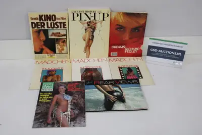 8 Erotische tijdschriften set met Pin-Up en Mädchen – kavel bij GSD Auctions, Zoeterwoude