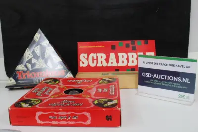 Triominos De Luxe, Scrabble en M.e.j.n. bordspellen – kavel bij GSD Auctions, Zoeterwoude