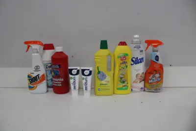 Diverse schoonmaakmiddelen en verzorgingsproducten – kavel bij GSD Auctions, Zoeterwoude