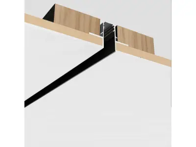 3x Inbouw Magnetische Rail – 20mm – 48V – 3 Meter – Zwart – kavel bij XL Auctions