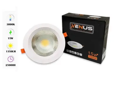 20x LED Downlight – 15W – 3000K Warm Wit – IP20 – kavel bij XL Auctions