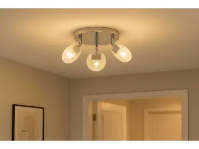 3x LED Plafondlamp – 3 Spots – 3 x 5W – 4000K – HL7160L – kavel bij XL Auctions