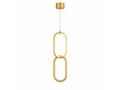 LED Hanglamp 12W – 4000K – Goud – IP20 – SANTANA – kavel bij XL Auctions