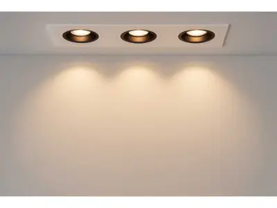 10x Downlight Houder – Kantelbaar – GU10 – Wit/Zwart – EP-3 – kavel bij XL Auctions