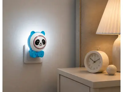 4x LED Nachtlamp 1W – 2CCT – Panda Design – ANDY 2CCT – kavel bij XL Auctions