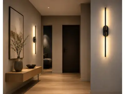 4x LED Wandlamp 10W – 4200K – Zwart – IP20 – SALDA-10 – kavel bij XL Auctions