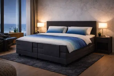 Elektrische boxspringcombinatie, M-Ray, Sense Exclusief, Zwart – kavel bij Onlineveilingmeester, Groningen