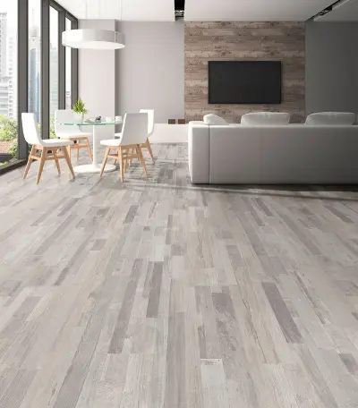 Sloophout Laminaat - 44,40 m2, Floer, Drijfhout Wit – kavel bij Onlineveilingmeester, Groningen