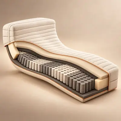 2x Matrassen, M-Ray, Fysio Pocket Gold, Wit – kavel bij Onlineveilingmeester, Groningen