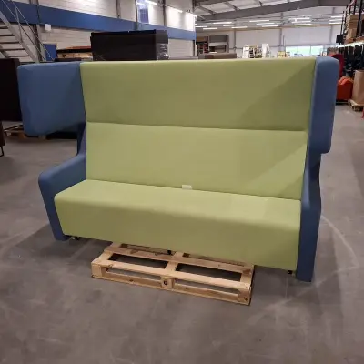 Hoge bank (Tweekleurig), Groen / Blauw – kavel bij Onlineveilingmeester, Groningen