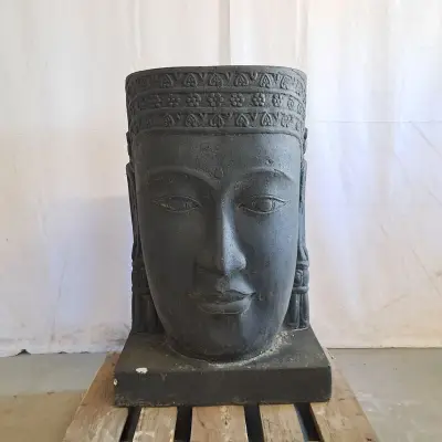 Fontein buddha, Buddha, Donkergrijs / Antraciet – kavel bij Onlineveilingmeester, Groningen