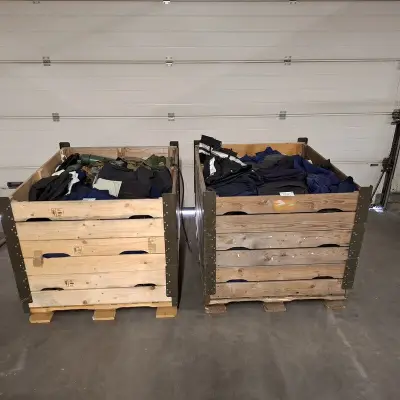 2x Partij camouflage kleding en uitrusting, Woodland / KPU / KL / Falke / Profile – kavel bij Onlineveilingmeester, Groningen
