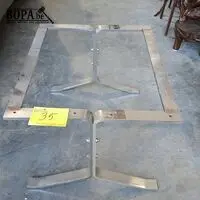 Inoxen onderstel voor Retro tafel – kavel bij BOPA Auctions, Aarsele