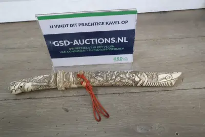 Japanse Been tanto (traditioneel mes) - Meiji-periode – kavel bij GSD Auctions, Zoeterwoude
