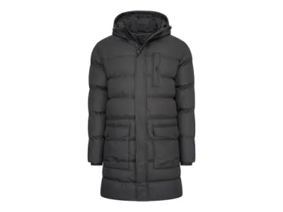Cappuccino Italia lange winterjas met capuchon zwart - S – kavel bij XL Auctions